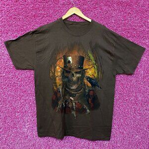 Scarecrow Horror Brown Tshirt size Extra Large